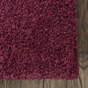 Plush Oasis Collection Area Rug - Serenity (Eggplant Purple) Runner Eggplant Purple  lifestyle 50