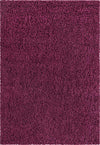 Plush Oasis Collection Area Rug - Serenity (Eggplant Purple) Rectangle Eggplant Purple  lifestyle 3