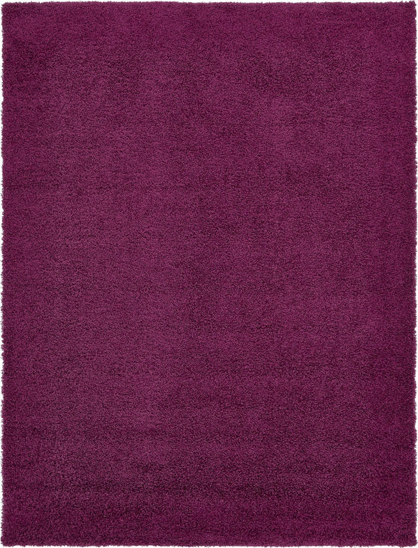 Plush Oasis Collection Area Rug - Serenity (Eggplant Purple) Rectangle Eggplant Purple  lifestyle 2
