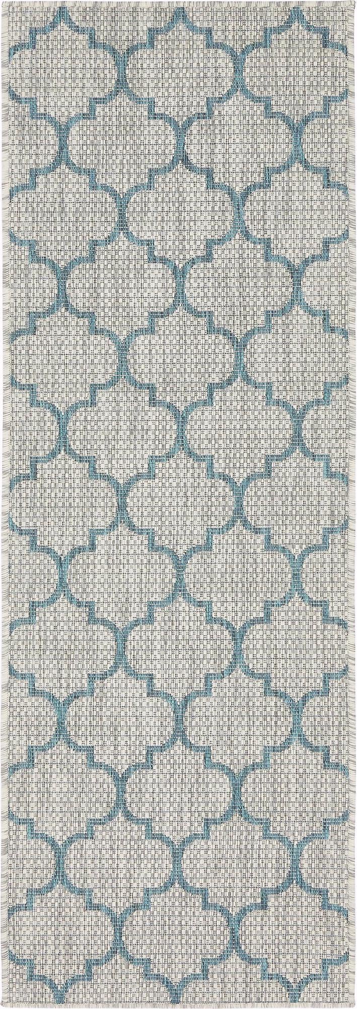 Savannah Pergola Collection Area Rug - Arbor (Gray) Runner Gray  lifestyle 18