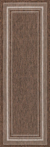 Patio Perimeter Collection Area Rug - Veranda (Brown) Runner Brown Main