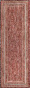 Patio Perimeter Collection Area Rug - Veranda (Rust Red) Runner Rust Red Main