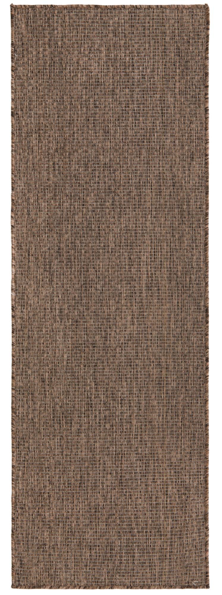 Patio Perfection Collection Area Rug - Veranda (Light Brown) Runner Light Brown Main