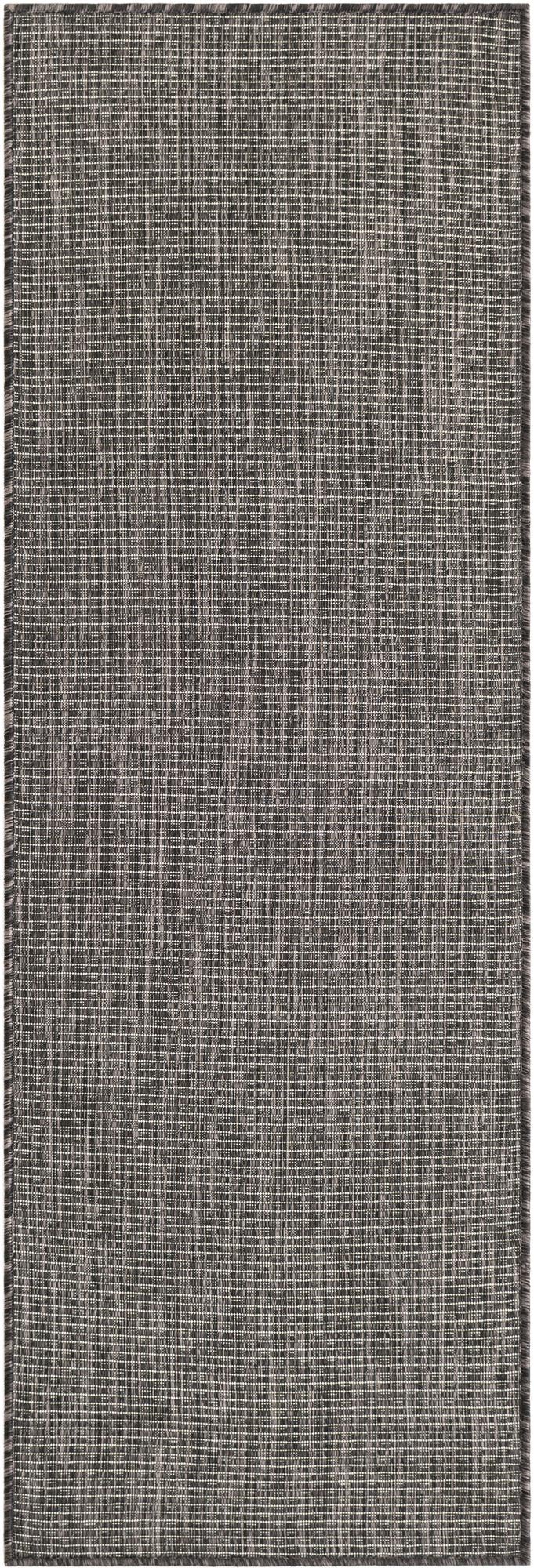 Patio Perfection Collection Area Rug - Veranda (Black) Runner Black Main