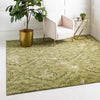Venetian Tapestry Collection Area Rug -  Cannaregio Square Light Green  lifestyle 39