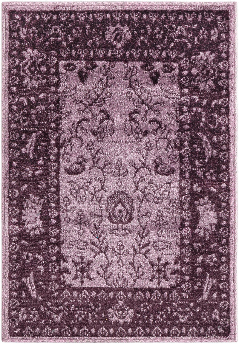 Horizon Collection Area Rug -  Apex (Purple) Rectangle Purple  lifestyle 4