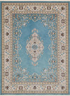 Persian Elegance Collection Area Rug - Isfahan Rectangle Blue  lifestyle 4
