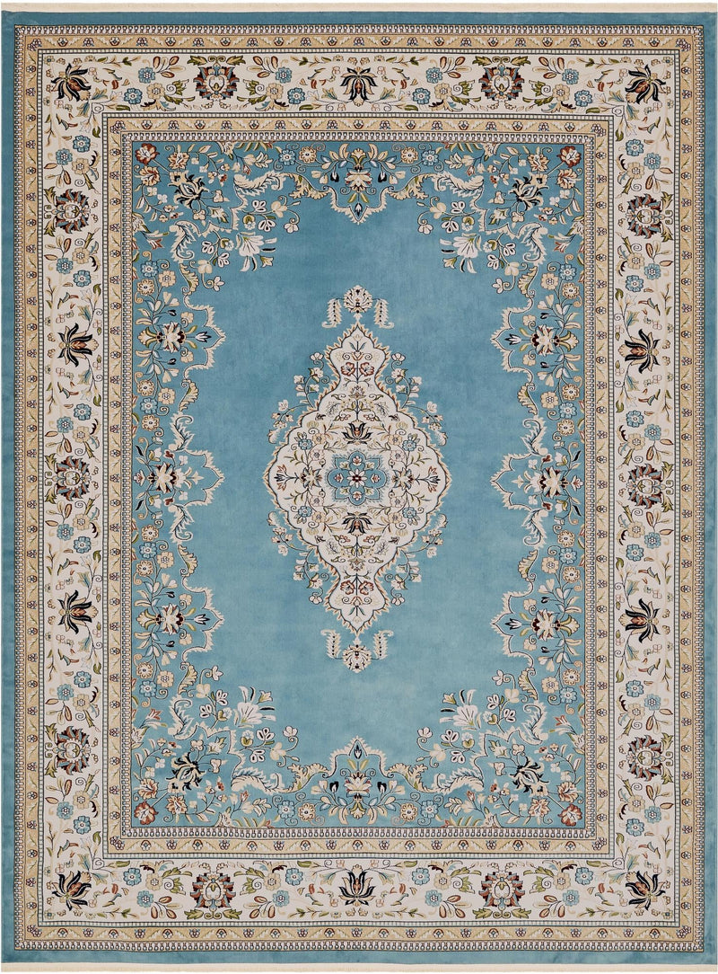 Persian Elegance Collection Area Rug - Isfahan Rectangle Blue  lifestyle 4