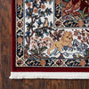 Persian Elegance Collection Area Rug -  Tabriz Runner Burgundy  lifestyle 217