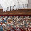 Persian Elegance Collection Area Rug -  Tabriz Runner Burgundy  lifestyle 230