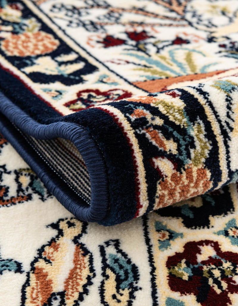 Persian Elegance Collection Area Rug -  Tabriz Rectangle Navy Blue  lifestyle 47