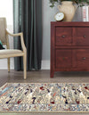 Persian Elegance Collection Area Rug -  Tabriz Runner Tan  lifestyle 119