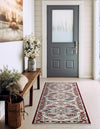 Persian Elegance Collection Area Rug -  Shiraz Runner Burgundy  lifestyle 122