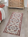 Persian Elegance Collection Area Rug -  Shiraz Runner Burgundy  lifestyle 143