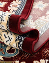 Persian Elegance Collection Area Rug -  Shiraz Runner Burgundy  lifestyle 210