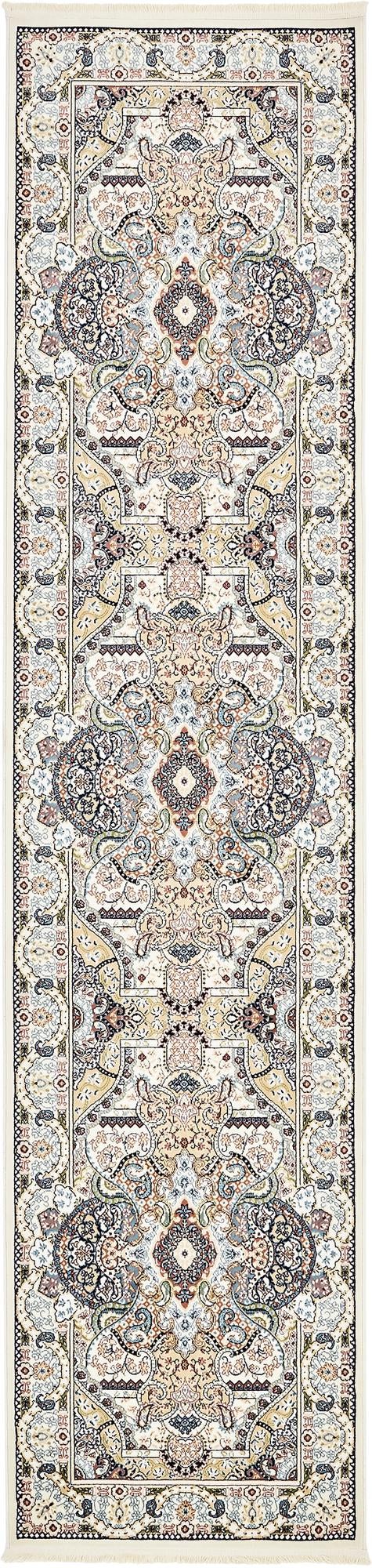 Persian Elegance Collection Area Rug -  Shiraz Runner Ivory  lifestyle 46