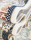 Persian Elegance Collection Area Rug -  Shiraz Rectangle Ivory  lifestyle 80