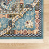 Persian Elegance Collection Area Rug -  Shiraz Rectangle Blue  lifestyle 33