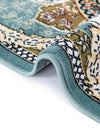 Persian Elegance Collection Area Rug -  Shiraz Rectangle Blue  lifestyle 73