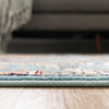 Persian Elegance Collection Area Rug -  Shiraz Round Blue  lifestyle 66