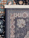 Persian Elegance Collection Area Rug -  Shiraz Rectangle Navy Blue  lifestyle 30