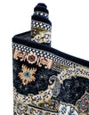 Persian Elegance Collection Area Rug -  Shiraz Rectangle Navy Blue  lifestyle 38