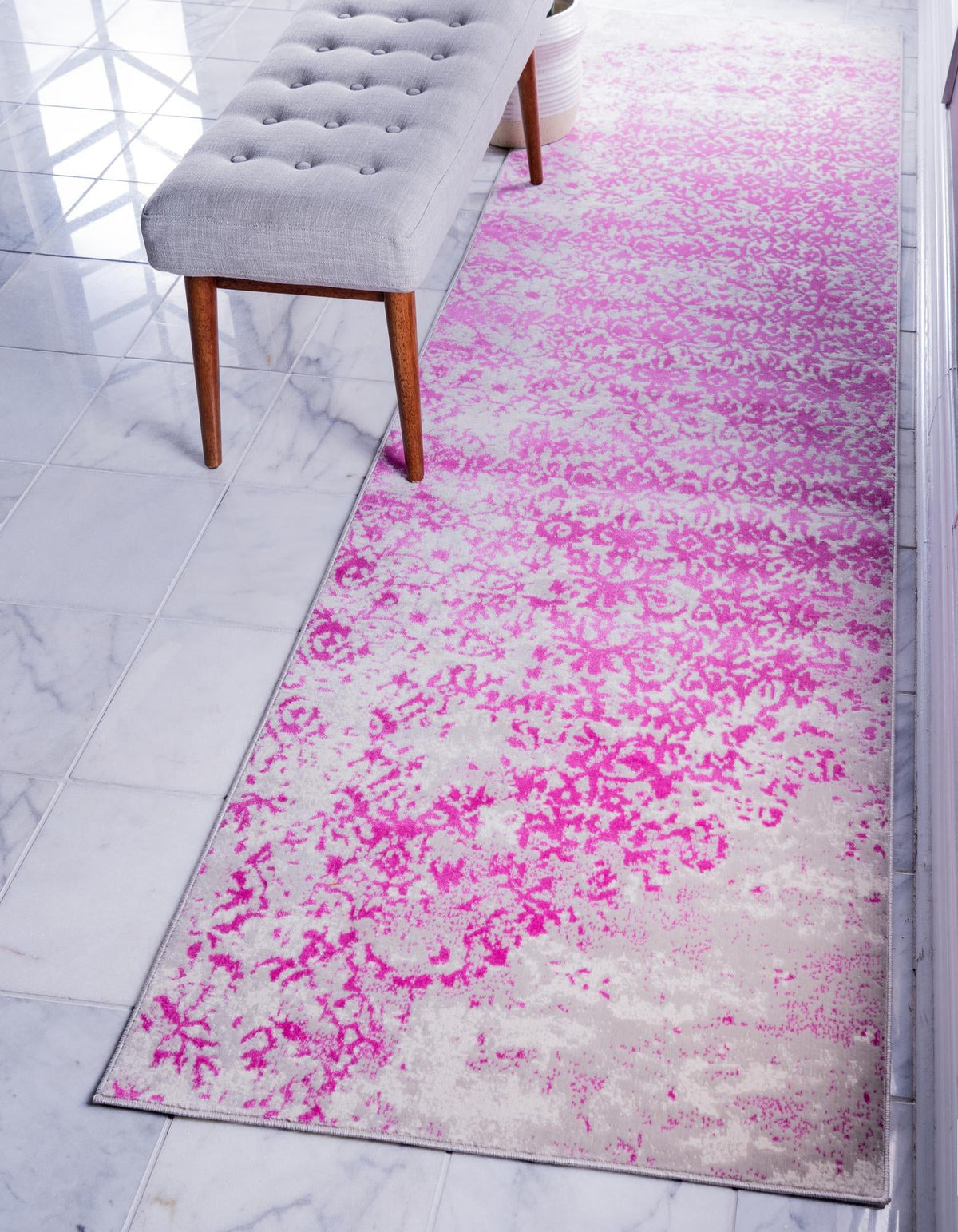 Sahara Dreams Collection Area Rug -  Bazaar Runner Pink  lifestyle 2