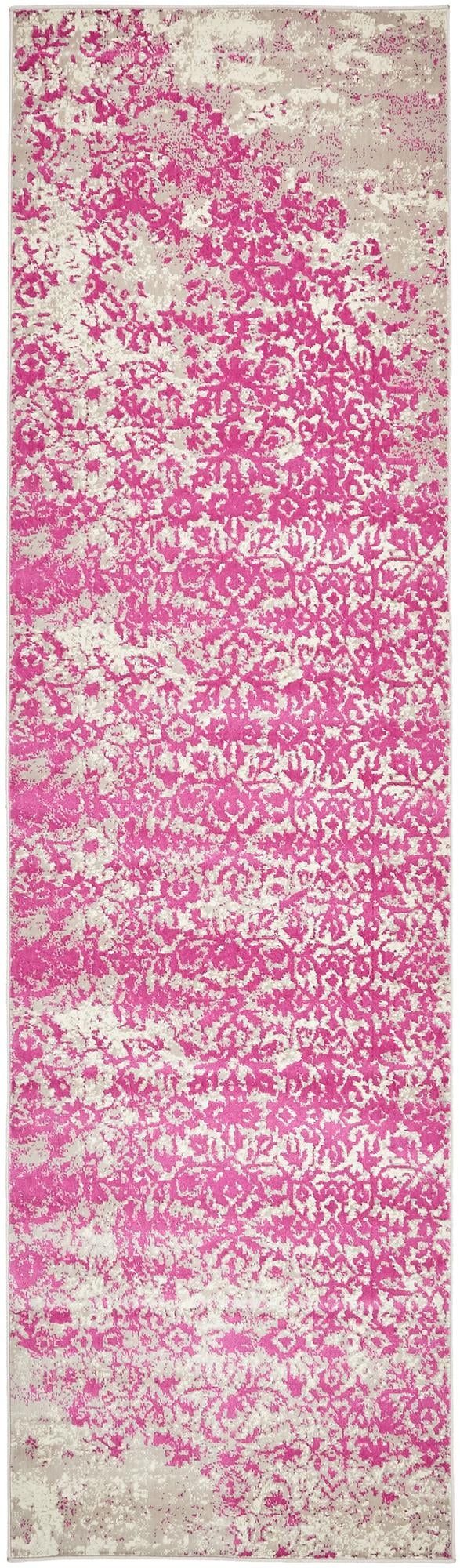 Sahara Dreams Collection Area Rug -  Bazaar Runner Pink Main