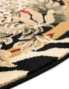 Savannah Sojourn Collection Area Rug -  Moremi Round Cream  lifestyle 62