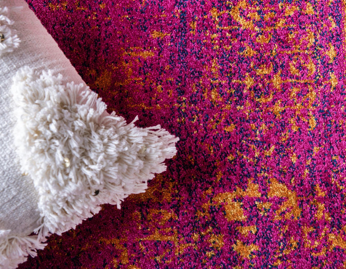 Antique Tapestry Collection Area Rug -  Chantilly Rectangle Fuchsia  lifestyle 25