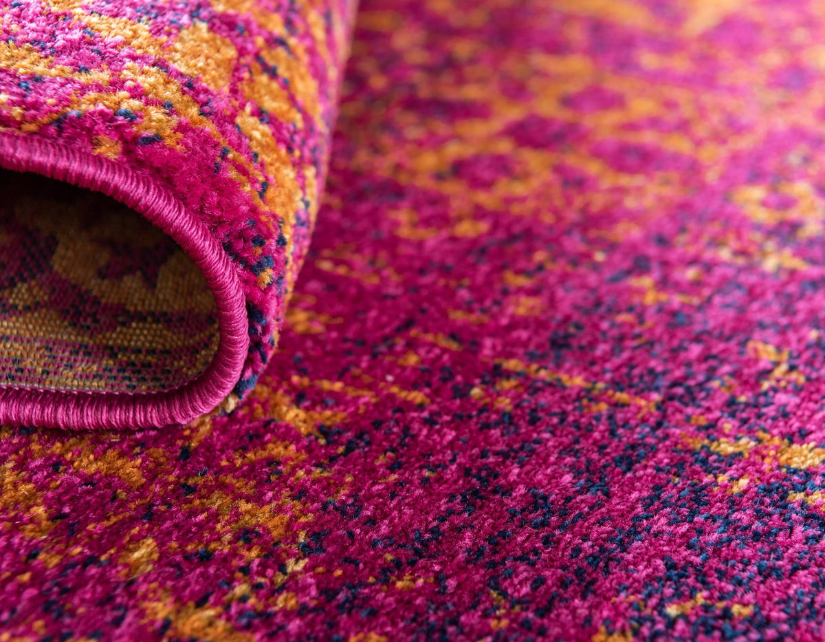 Antique Tapestry Collection Area Rug -  Chantilly Rectangle Fuchsia  lifestyle 29