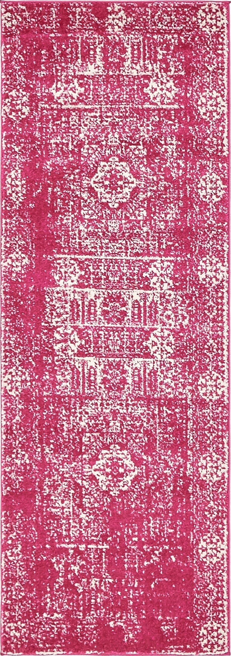 Antique Tapestry Collection Area Rug -  Chantilly Runner Pink  lifestyle 65