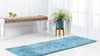 Antique Tapestry Collection Area Rug -  Chantilly Runner Turquoise  lifestyle 73