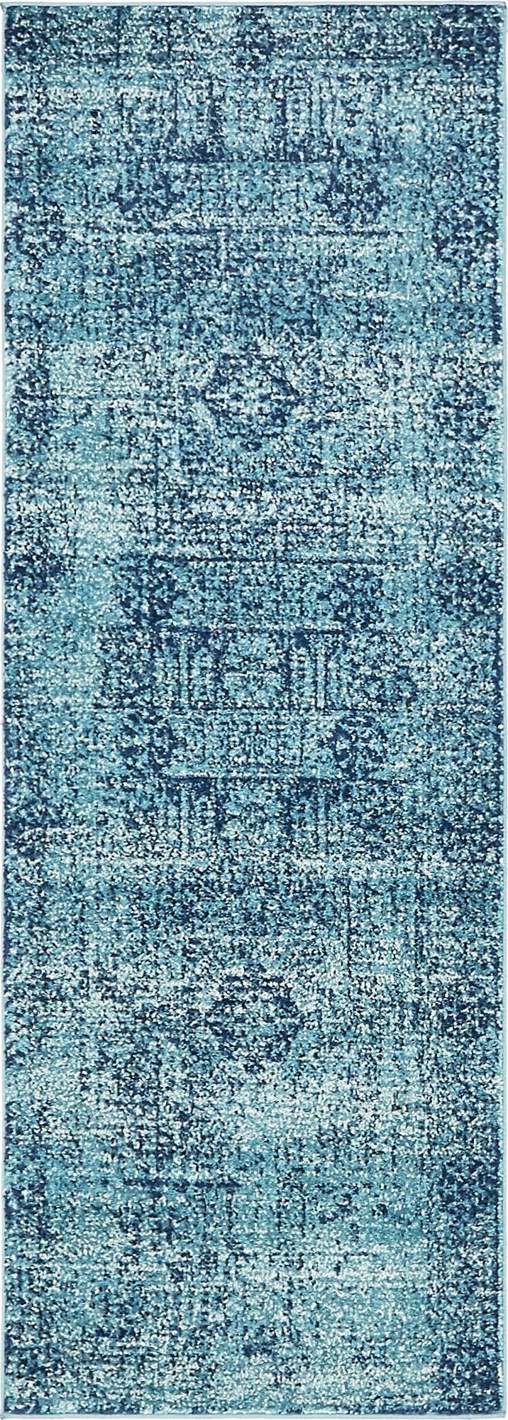 Antique Tapestry Collection Area Rug -  Chantilly Runner Turquoise  lifestyle 68