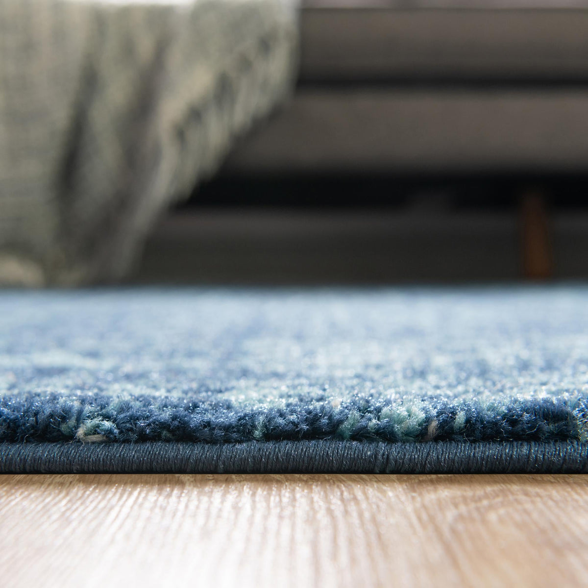 Antique Tapestry Collection Area Rug -  Chantilly Rectangle Navy Blue  lifestyle 13