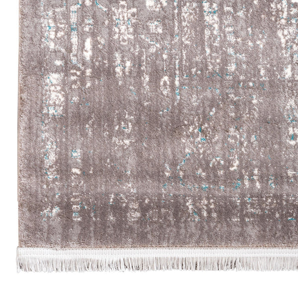 Rustic Charm Revival Collection Area Rug -  Countryside Square Light Gray  lifestyle 48