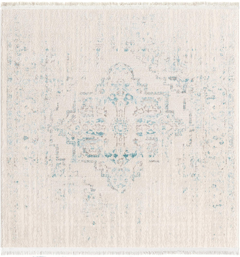 Rustic Charm Revival Collection Area Rug -  Countryside Square Beige  lifestyle 23