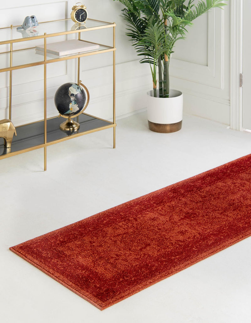 Horizon Collection Area Rug -  Apex (Rust Red) Runner Rust Red  lifestyle 12