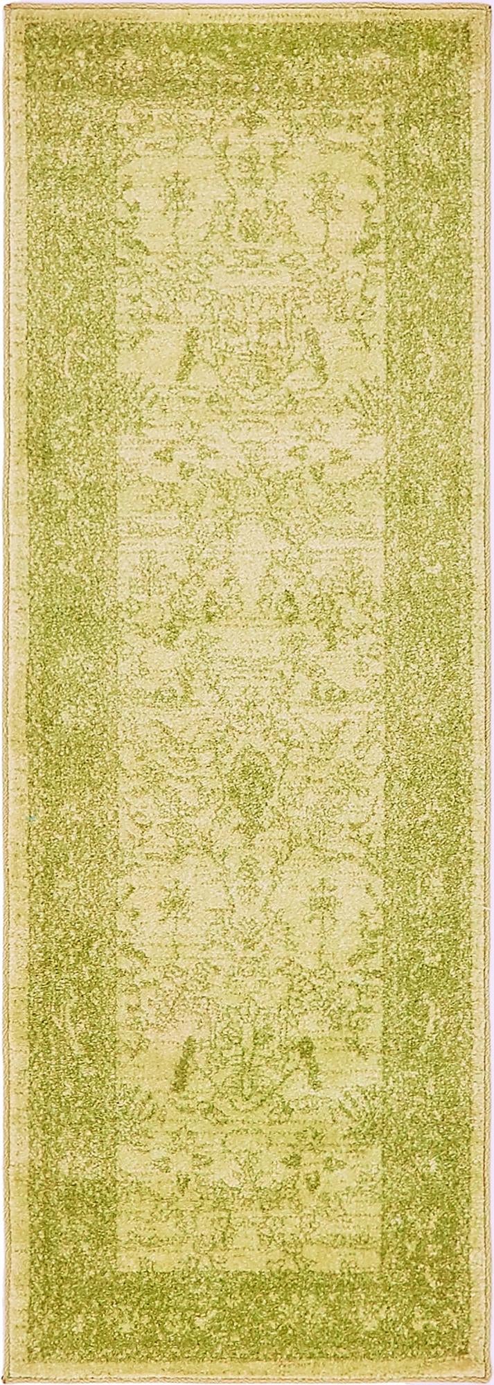 Horizon Collection Area Rug -  Apex (Light Green) Runner Light Green  lifestyle 12