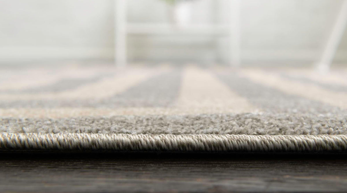 Aegean Labyrinth Collection Area Rug -  Mykonos Runner Gray  lifestyle 86