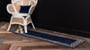 Aegean Labyrinth Collection Area Rug -  Santorini Runner Navy Blue  lifestyle 49