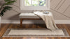 Aegean Labyrinth Collection Area Rug -  Santorini Runner Beige and Brown  lifestyle 135
