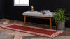Aegean Labyrinth Collection Area Rug -  Santorini Runner Terracotta  lifestyle 120
