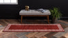 Aegean Labyrinth Collection Area Rug -  Santorini Runner Terracotta  lifestyle 140