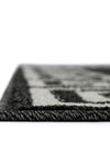 Aegean Labyrinth Collection Area Rug -  Santorini Runner Charcoal  lifestyle 72