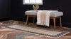Aegean Labyrinth Collection Area Rug -  Santorini Runner Beige and Gray  lifestyle 122