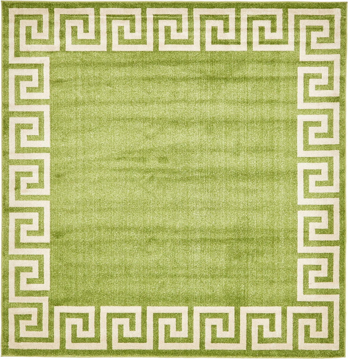Aegean Labyrinth Collection Area Rug -  Santorini Square Light Green  lifestyle 40