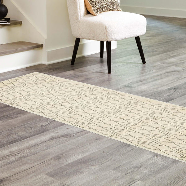 Marrakesh Sands Collection Area Rug -  Fez Runner Ivory  lifestyle 70