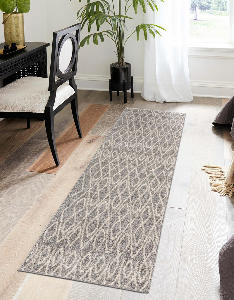 Marrakesh Sands Collection Area Rug -  Fez Runner Gray  lifestyle 30