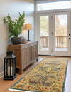 Persian Elegance Collection Area Rug -  Khorramabad Runner Navy Blue  lifestyle 19